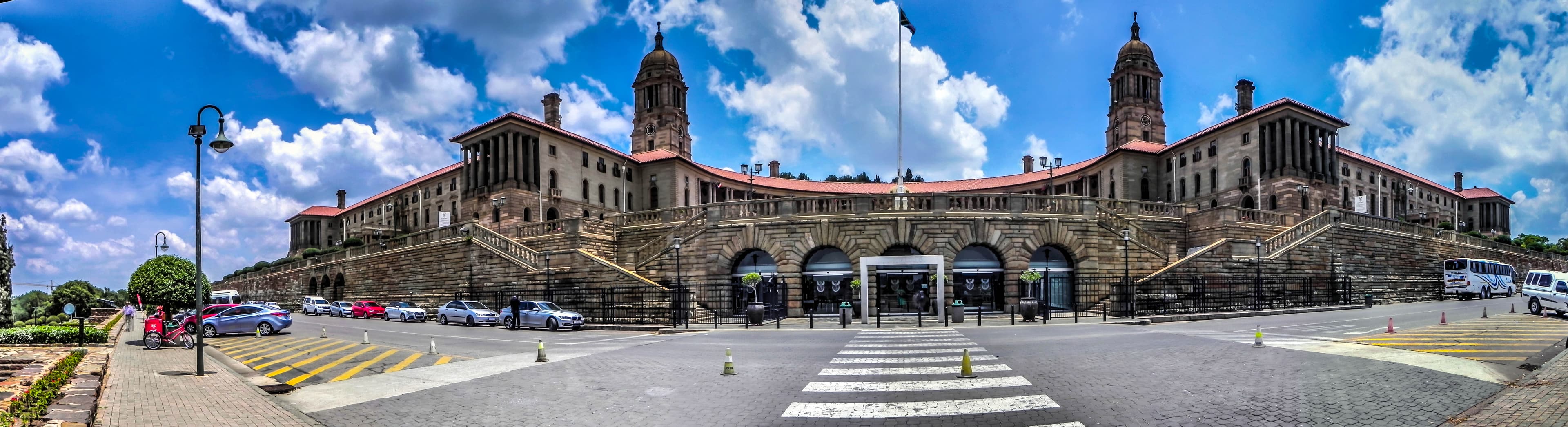 Panoramic view of the Union Buildings and Pretoria